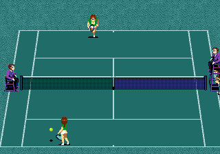 Скриншот игры Jennifer Capriati Tennis